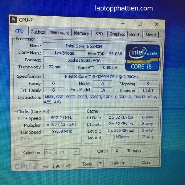 laptop dell E6430 I5 3340M SSD 120G HCM