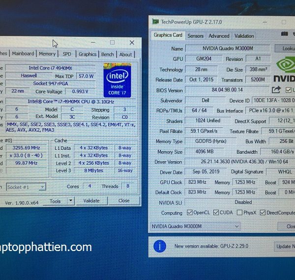 Dell Precision M6800 vga M3000M Full HD giá rẻ hcm